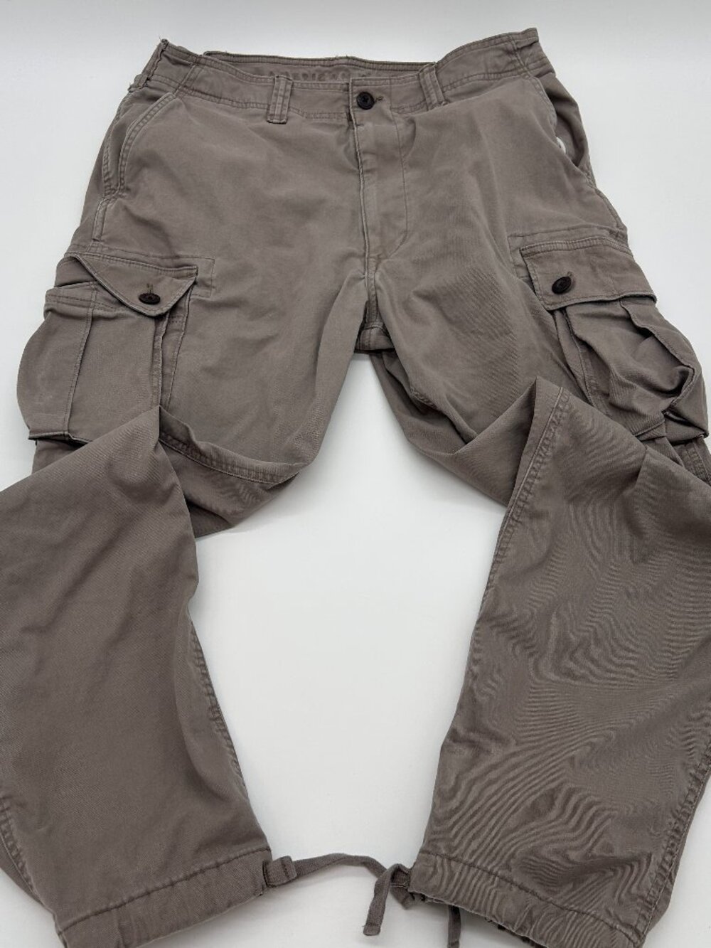 American Eagle Outfitters Mens Camo Slim Lived In Cargo Pants Flex 34x34